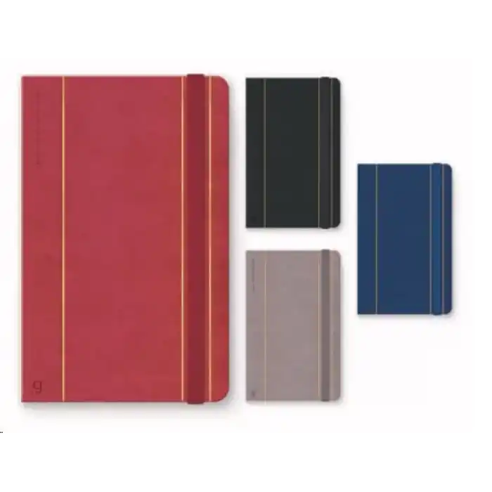 GIPTA BURG 17X24 İPLİK DİKİŞLİ FLEXI KAPAK 96 YP. ÇİZGİLİ DEFTER 7367