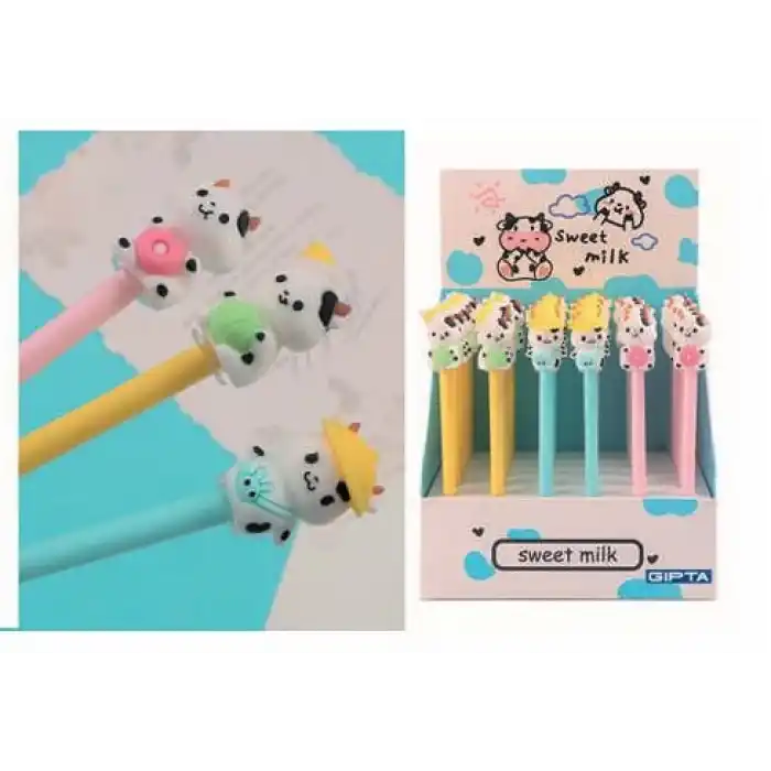 Gıpta Cute Cow Silinebilir Jel Kalem K4265