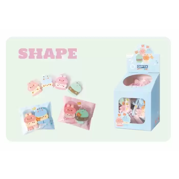 GIPTA K2358 SHAPE 2 Lİ SİLGİ 36 LI