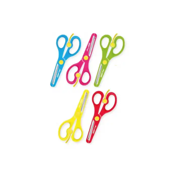 GIPTA K702 ÇOCUK MAKASI KÜT UÇ TÜM PLASTİK GÖVDE 5 RENK