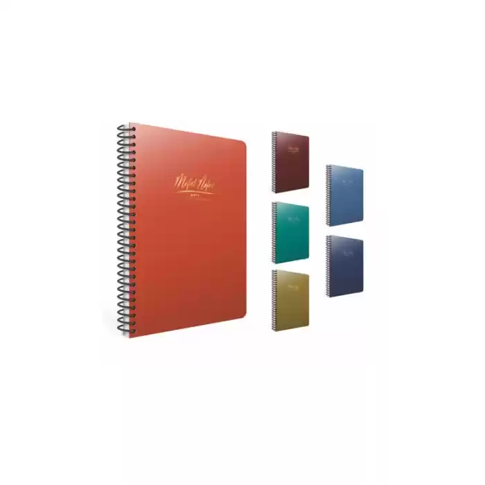 GIPTA METAL NOTES A6 80 YP KARELİ SPR PP KAPAK DEFTER 5543