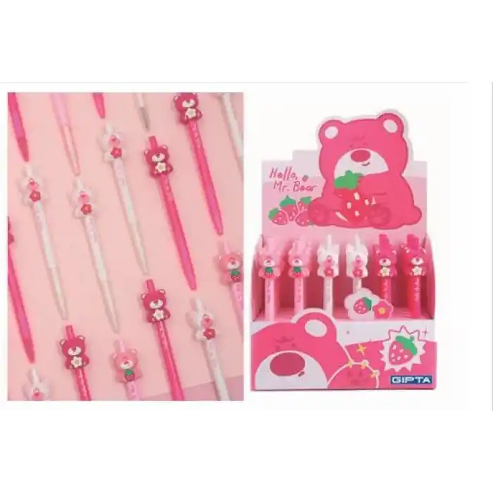 GIPTA PINK BEAR 07 VERSATİL KALEM K1995