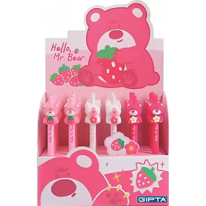 GIPTA PINK BEAR 07 VERSATİL KALEM K1995