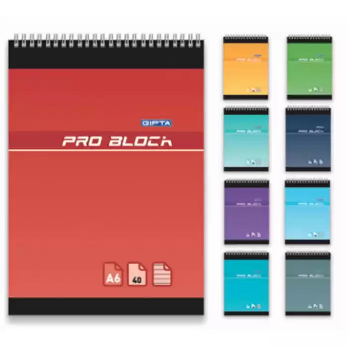 GIPTA PRO BLOCK SPR A6 40 YP KARELİ BLOKNOT 1499