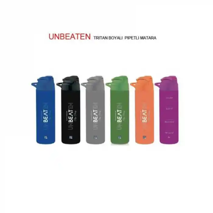 GIPTA UNBEATEN TRİTAN DESENLİ PİPETLİ MATARA 630CC K7512