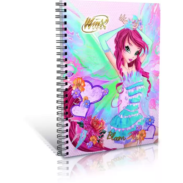 GIPTA WINX A6 80 YP KARTON KAPAK ÇİZGİLİ DEFTER 3120