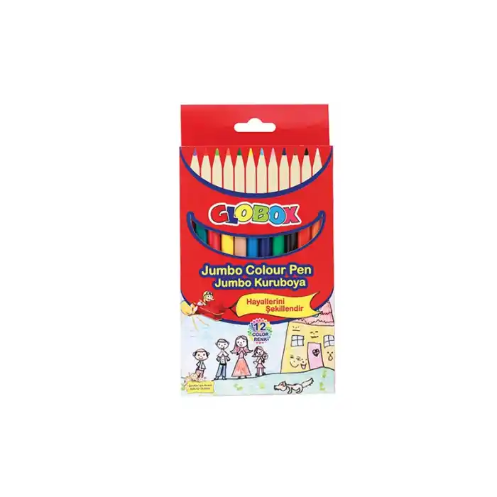 GLOBOX 12 RENK KISA KURU BOYA 3670