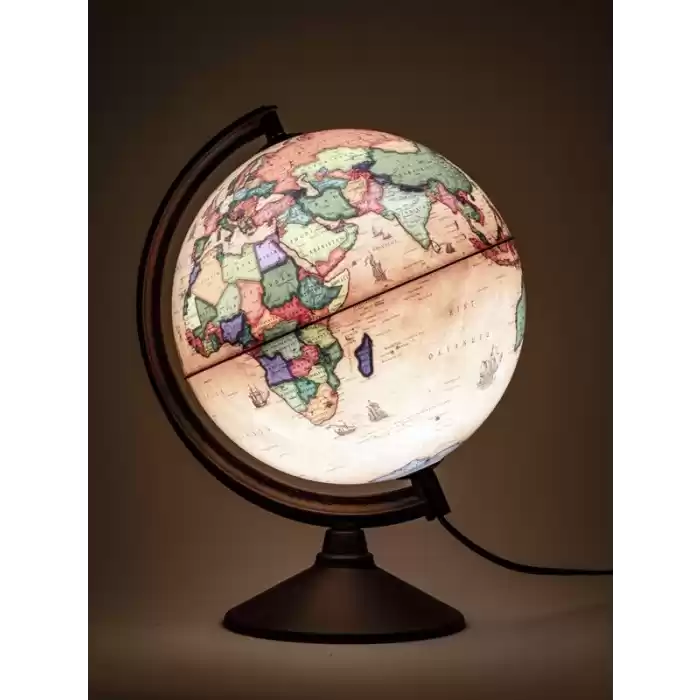 GÜRBÜZ 44261 IŞIKLI ANTİK KÜRE 26 CM