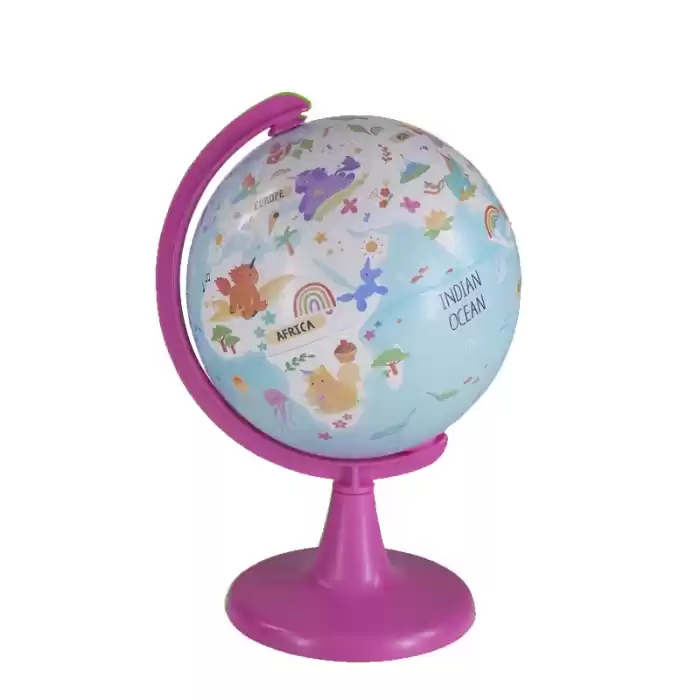 GÜRBÜZ 48155 KIDS UNİCORN ADVENTURE 15 CM KÜRE+ PUZZLE 54 PARÇA
