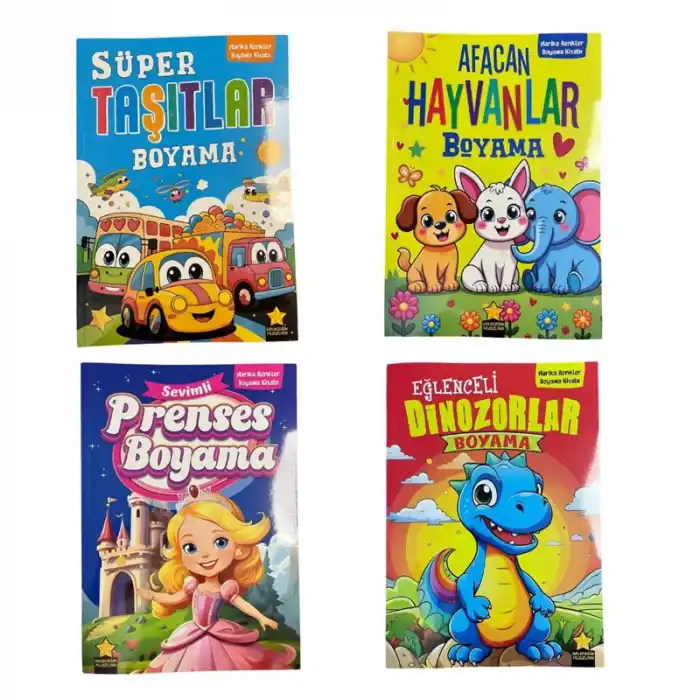 Harika Renkler Boyama Kitabı