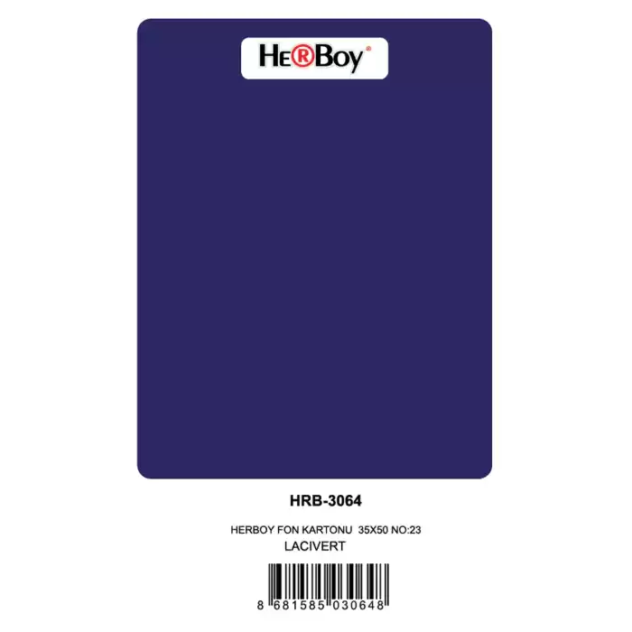 HERBOY FON KARTONU  35X50 NO:23 LACİVERT 100 LÜ HRB-3064