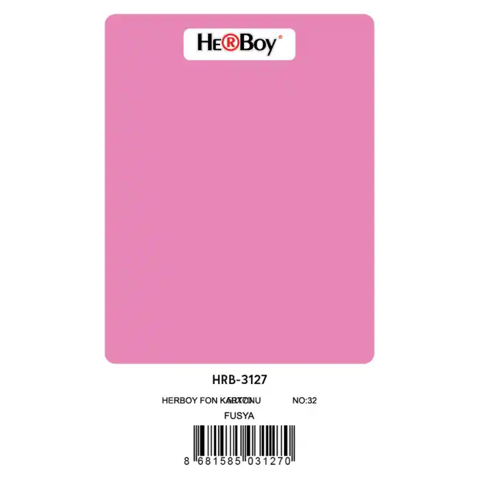 Herboy Fon Kartonu 50x70 Fuşya No:32 160 Gr 100 Lü Hrb-3127