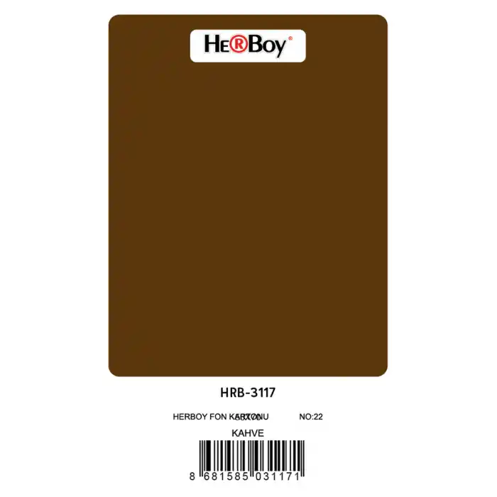 HERBOY FON KARTONU 50X70 KAHVE NO:22 160 GR 100 LÜ HRB-3117