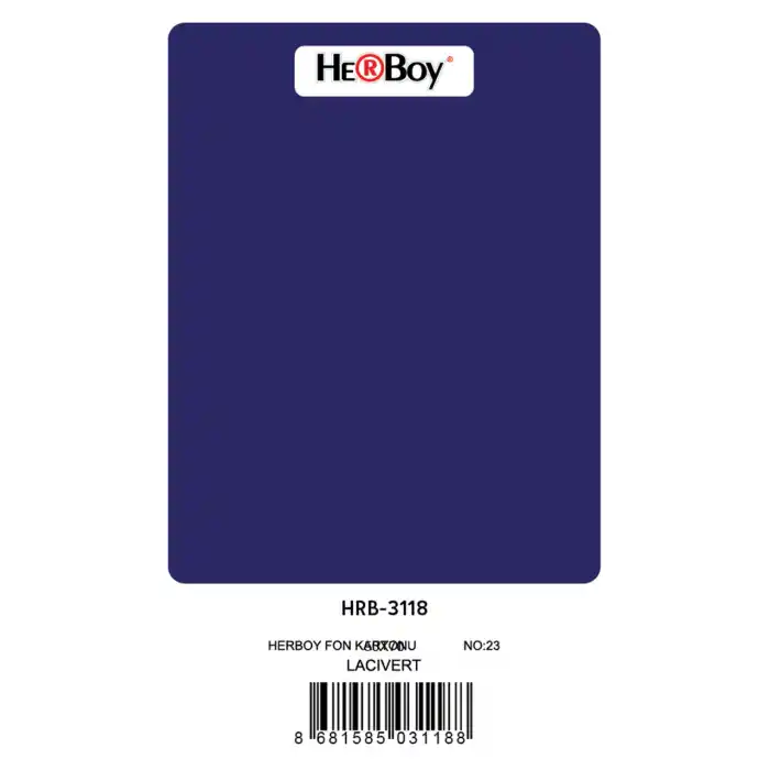 HERBOY FON KARTONU 50X70 LACİVERT NO:23 160 GR 100 LÜ HRB-3118