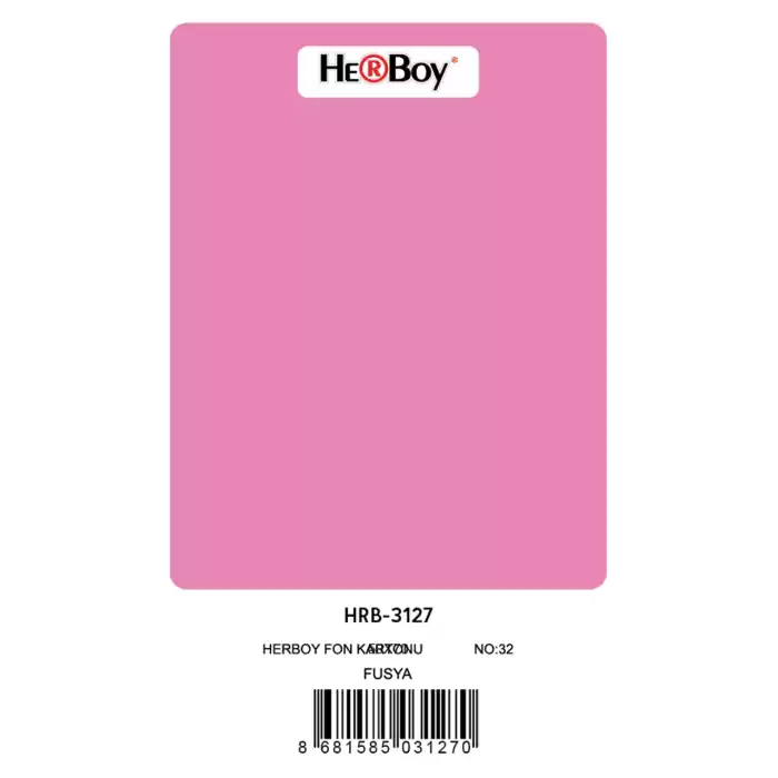HERBOY HRB-3127 FON KARTONU 50X70 FUŞYA 160 GR NO:32 100 LÜ