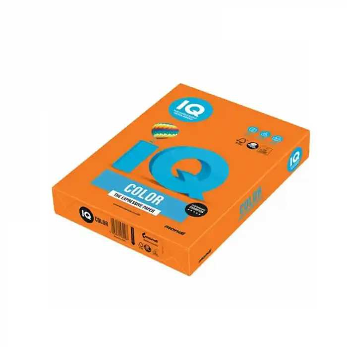 IQ A3 YOĞUN TURUNCU RENKLİ FOTOKOPİ KAĞIDI 80 GR OR43