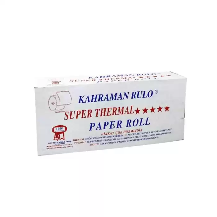 KAHRAMAN 110X30 TERMAL RULO 5 Lİ