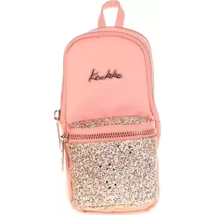 KAUKKO K2467 BRIGHT JUNIOR BAG KALEM ÇANTASI TAŞLI SOMON