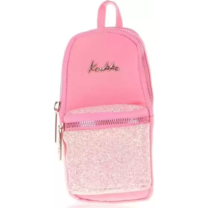 KAUKKO K2472 BRIGHT JUNIOR BAG KALEM ÇANTASI TAŞLI ROSE