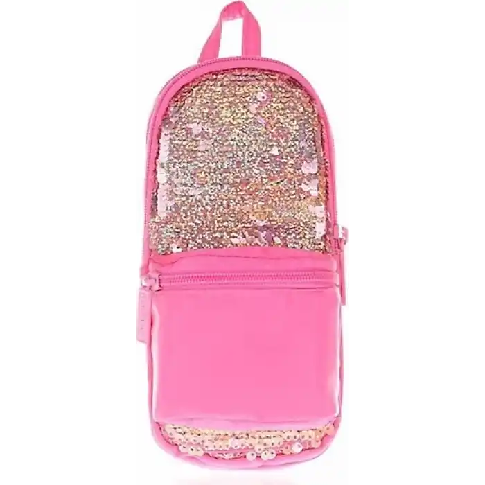 KAUKKO K2479 MAGICAL JUNIOR BAG KALEM ÇANTASI PULLU PEMBE