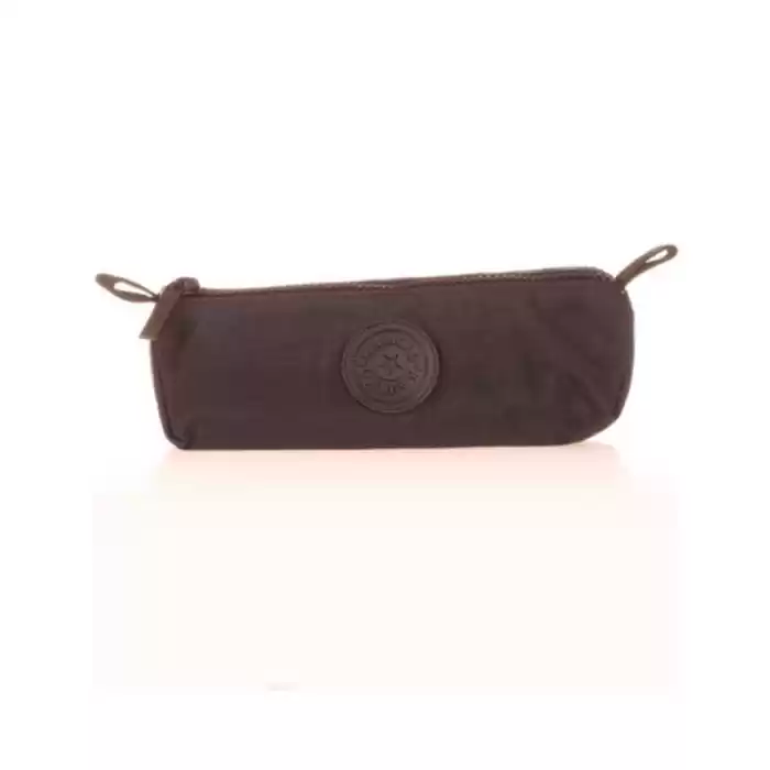 KAUKKO K2642 TRIANGLE DUAL CRAZY KALEM ÇANTASI BLACK