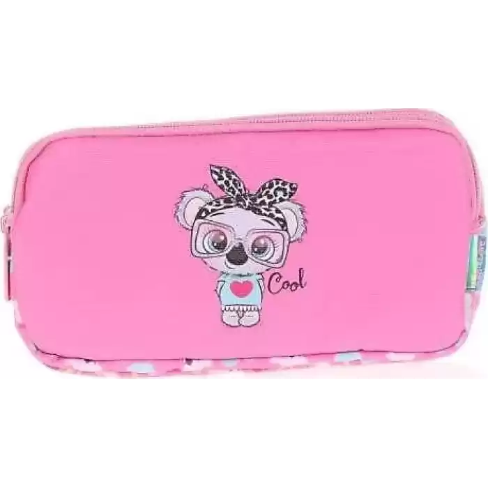 KAUKKO L8102 KIDS&LOVE 3 BÖLMELİ KALEM ÇANTASI PULLU RUGAN KOALA