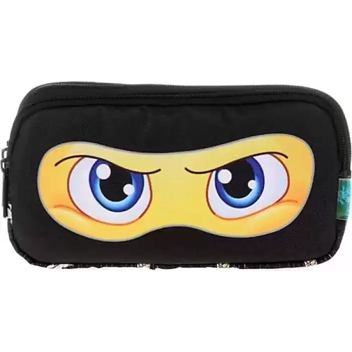 KAUKKO L8129 KIDS&LOVE 3 BÖLMELİ KALEM ÇANTASI SWEET NINJA
