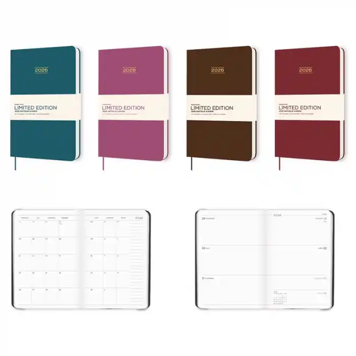 KESKİN A5 CİLTLİ LİMİTED EDİTİON HAFTALİK AJANDA PEMBE 600195