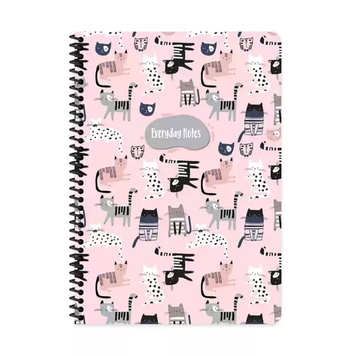 KESKİN ANIMAL FRIENDS A4 80 YP KARELİ KARTON KAPAK DEFTER 384312