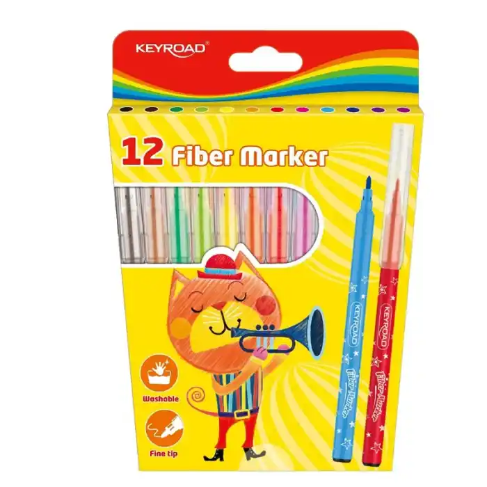 Keyroad 12 Renk Keçeli Kalem Kr971587 281590(kampanya)