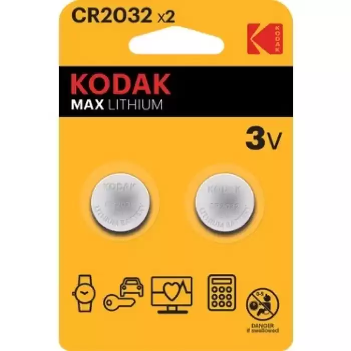 KODAK 30417687 CR2032 ULTRA LİTYUM PARA PİL 2 Lİ BLİSTER 288756