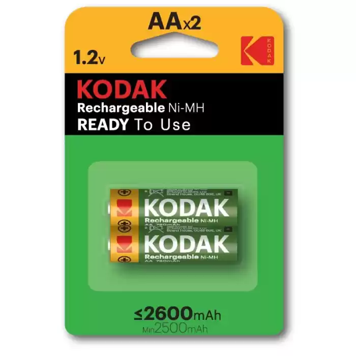 Kodak 30955080 Kaahr-2 2600 Mah.2 Li Şarjlı Kalem Pil 383098