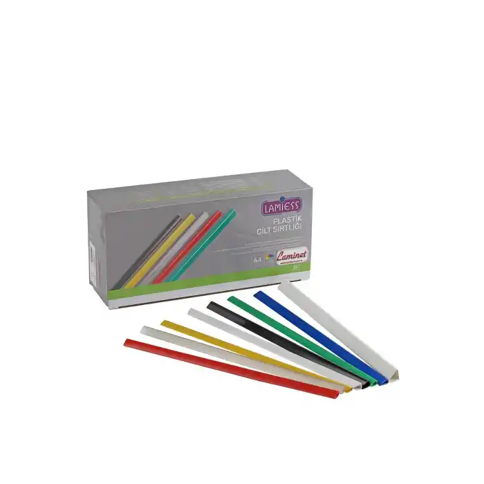 LAMİESS 6 MM A4 PLASTİK SIRTLIK 29,7 MM 100 LÜ