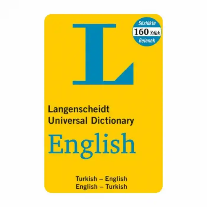 LANGENSCHEIDT L İNGİLİZCE-TÜRKÇE SÖZLÜK