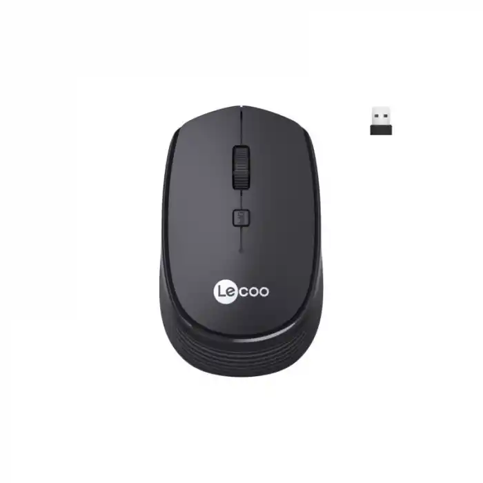 LECOO WS202 SİYAH USB KABLOSUZ MOUSE