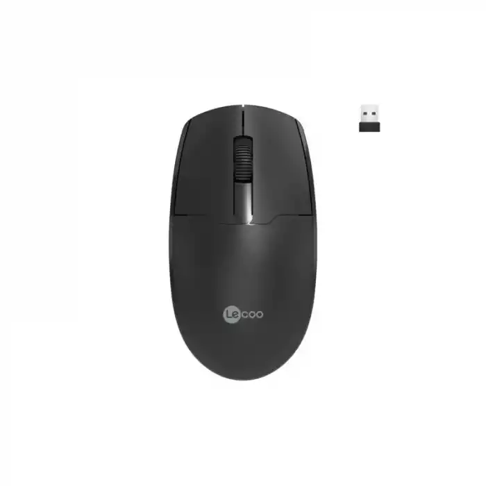 LECOO WS204 SİYAH KABLOSUZ MOUSE