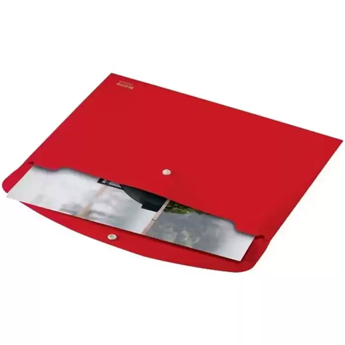 Leıtz Recycle A4 Çıtçıtlı Dosya Kırmızı 4678-25