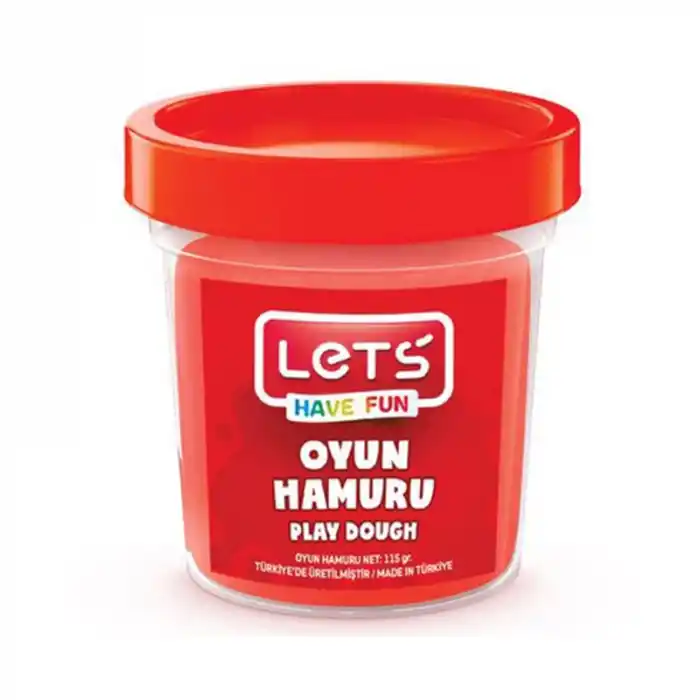 LETS OYUN HAMURU KIRMIZI 115 GR L8440-2