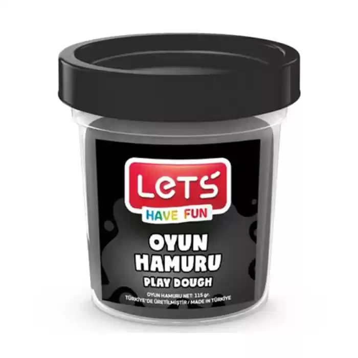 LETS OYUN HAMURU SİYAH 115 GR L8440-10