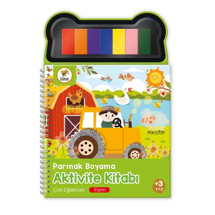 LINO LP-601 PARMAK BOYAMA AKTİVİTE KİTABI FARM
