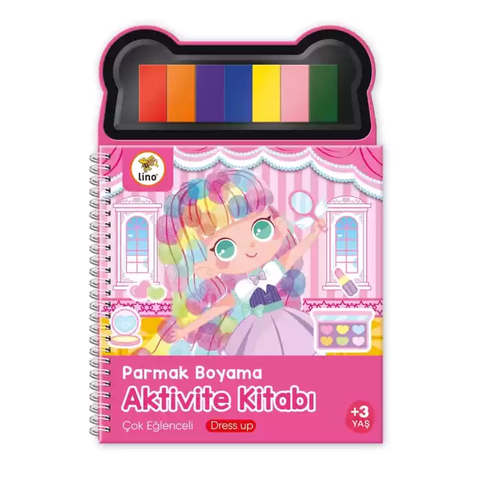 LINO LP-602 PARMAK BOYAMA AKTİVİTE KİTABI DRESS UP