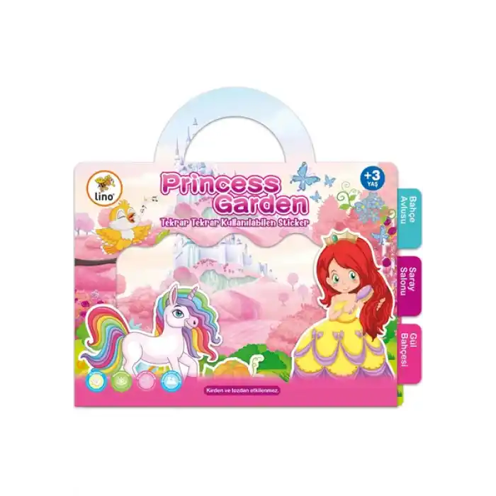 LINO LS-301 TEKRAR TEKRAR KULLANILABİLİR STICKER PRINCESS GARDEN
