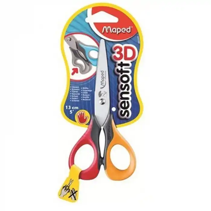 Maped 693500 Sensoft Sol El Öğrenci Makası 13 Cm