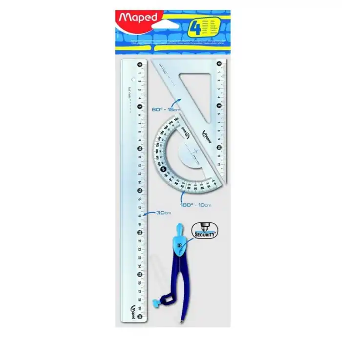 Maped 899218 4 Lü Pergelli Çizim Takımı