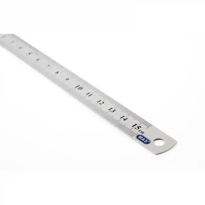MAS 2328 ÇELİK CETVEL 15 CM.