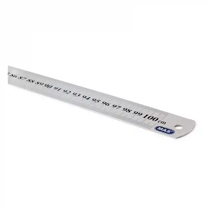 MAS 2400 ÇELİK CETVEL 100 CM.