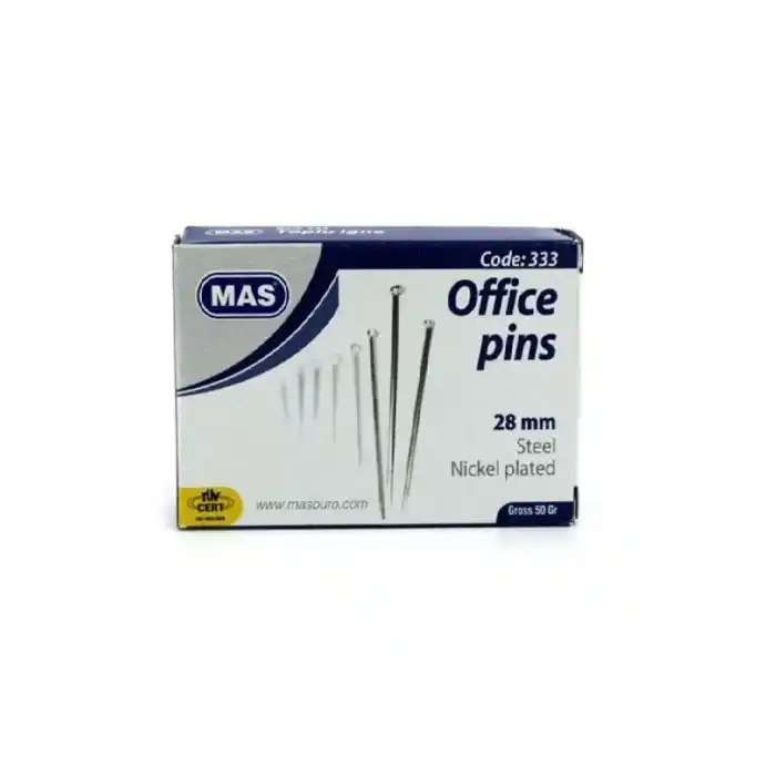 MAS 333 TOPLU İĞNE 50 GR. 28 MM