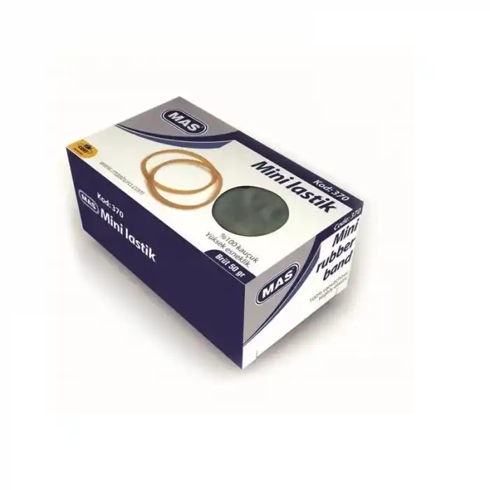MAS 370 KAUÇUK MİNİ LASTİK 50 GR.KUTU