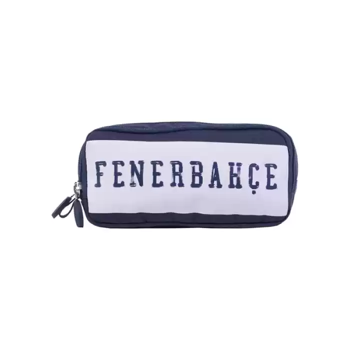 ME 22724 FENERBAHÇE BEYAZ GARNİ ÇİFT GÖZLÜ KALEM ÇANTASI