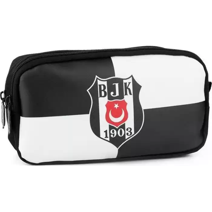 ME 25363 BEŞİKTAŞ 1903 LOGO DESENLİ SUNİ DERİ KALEM ÇANTASI